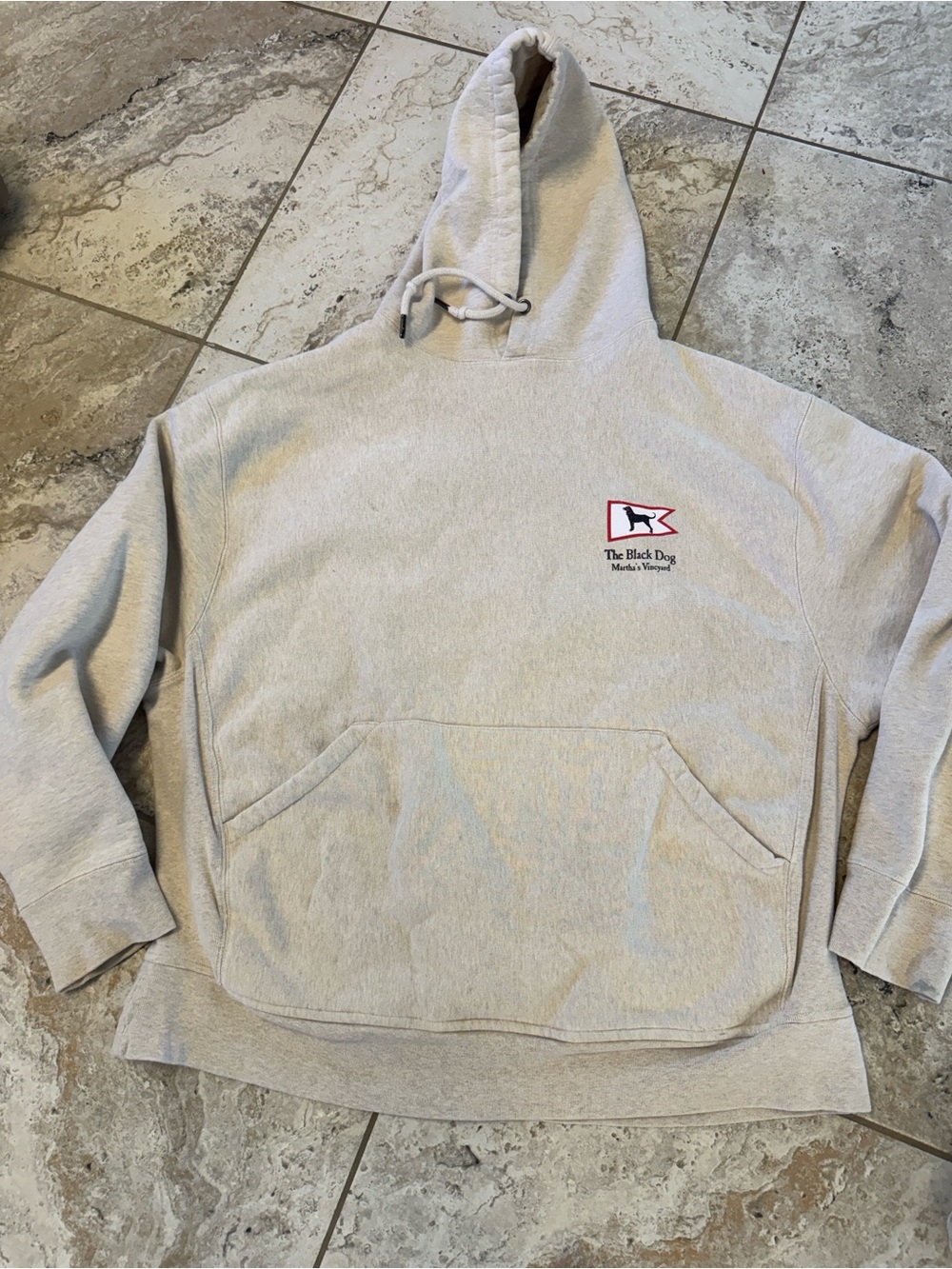 The Authentic Black Dog Heavyweight Pullover Hoodie